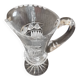 Crystal pitcher. Crystal jug.