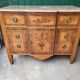 Commode 3 tiroirs en marqueterie style Louis XVI
