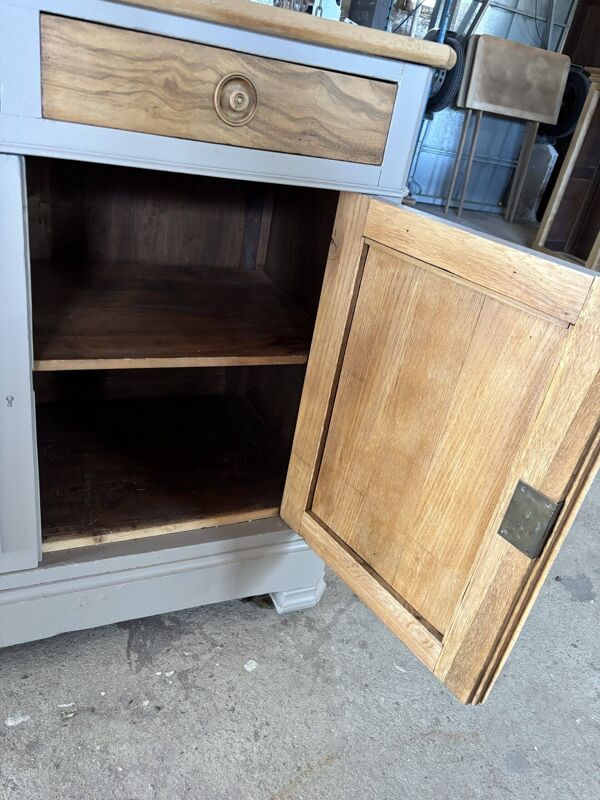 Buffet en noyer relooké