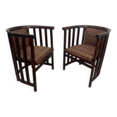 Fauteuils Secession Fledermaus par Josef Hoffmann