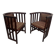 Secession Fledermaus armchairs by Josef Hoffmann