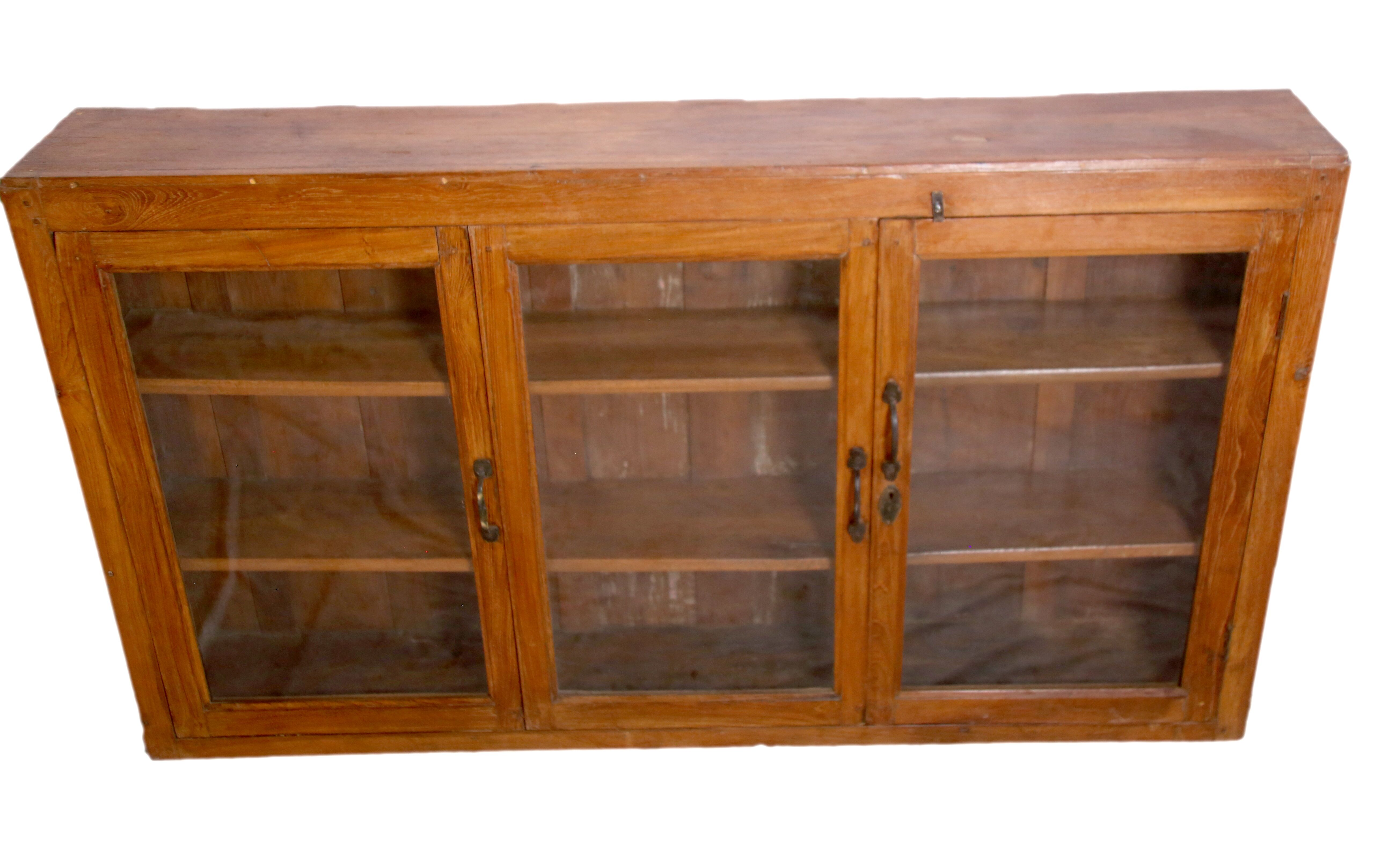 Old Burmese teak showcase