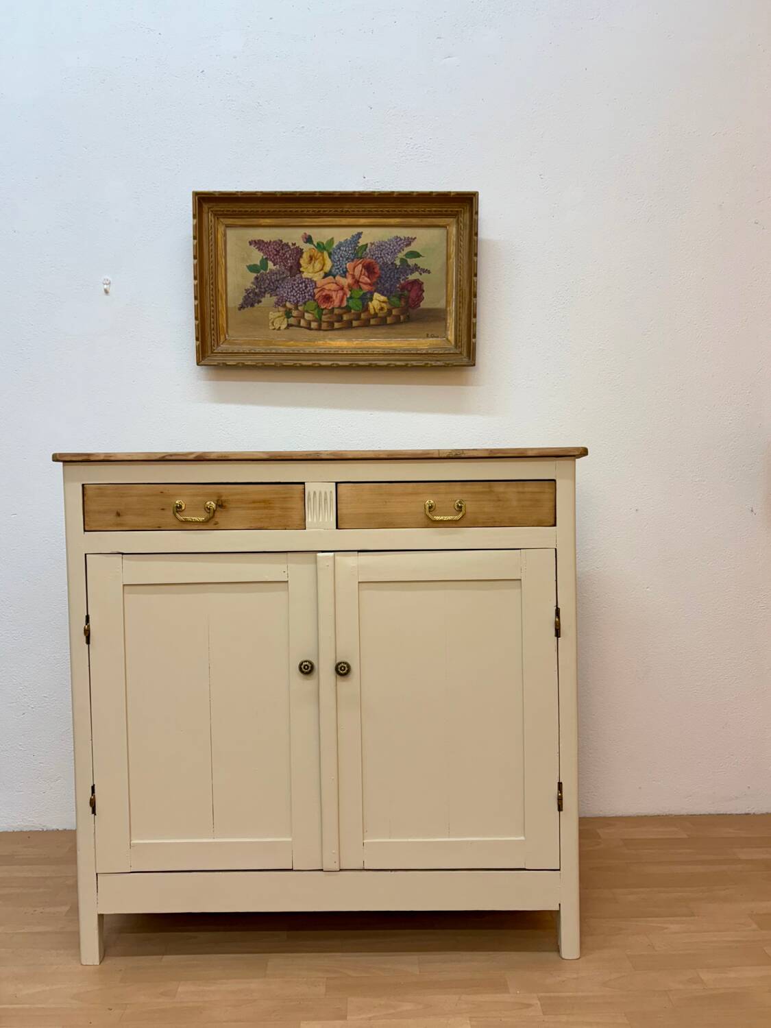 Antique wooden sideboard