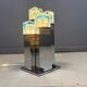 Vintage Cubico table lamp by Gaetano Sciolari, 1970s