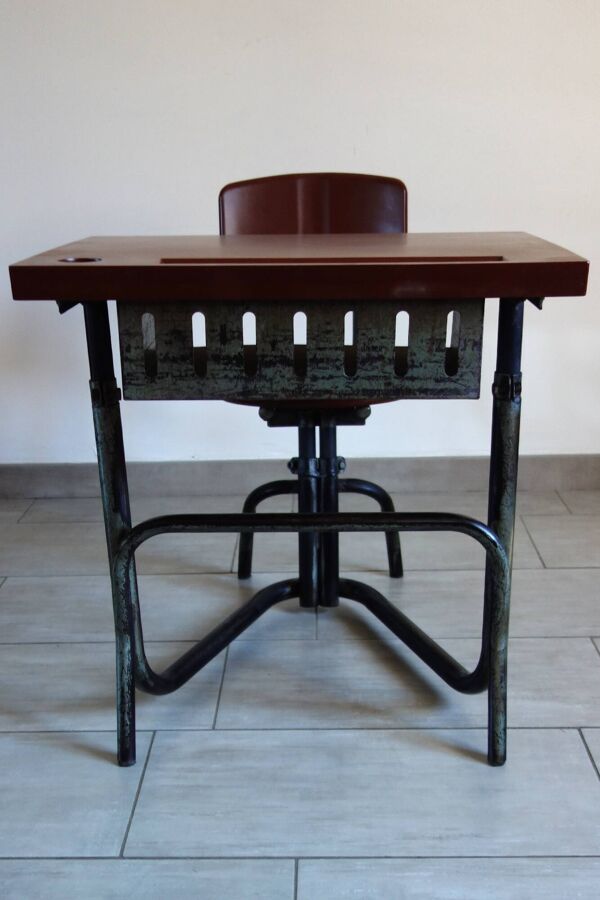 Ancien bureau écolier évolutif années 30