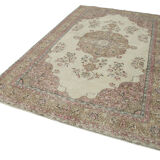 Hand-knotted wool turkish beige carpet 190 cm x 311 cm - 25054