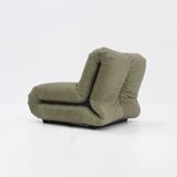 Pagru leather lounge chairs Claudio Vagnoni 1P Italy 1971