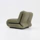 Pagru leather lounge chairs Claudio Vagnoni 1P Italy 1971