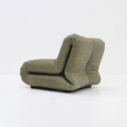 Pagru leather lounge chairs Claudio Vagnoni 1P Italy 1971