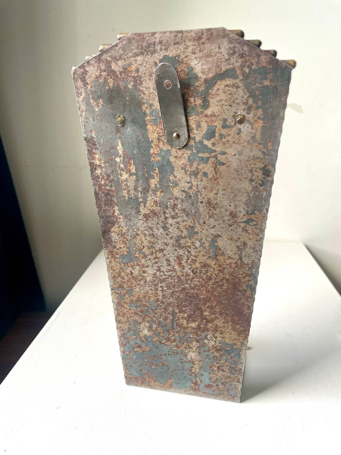 Art Deco metal & Brass Wall Candle Sconce