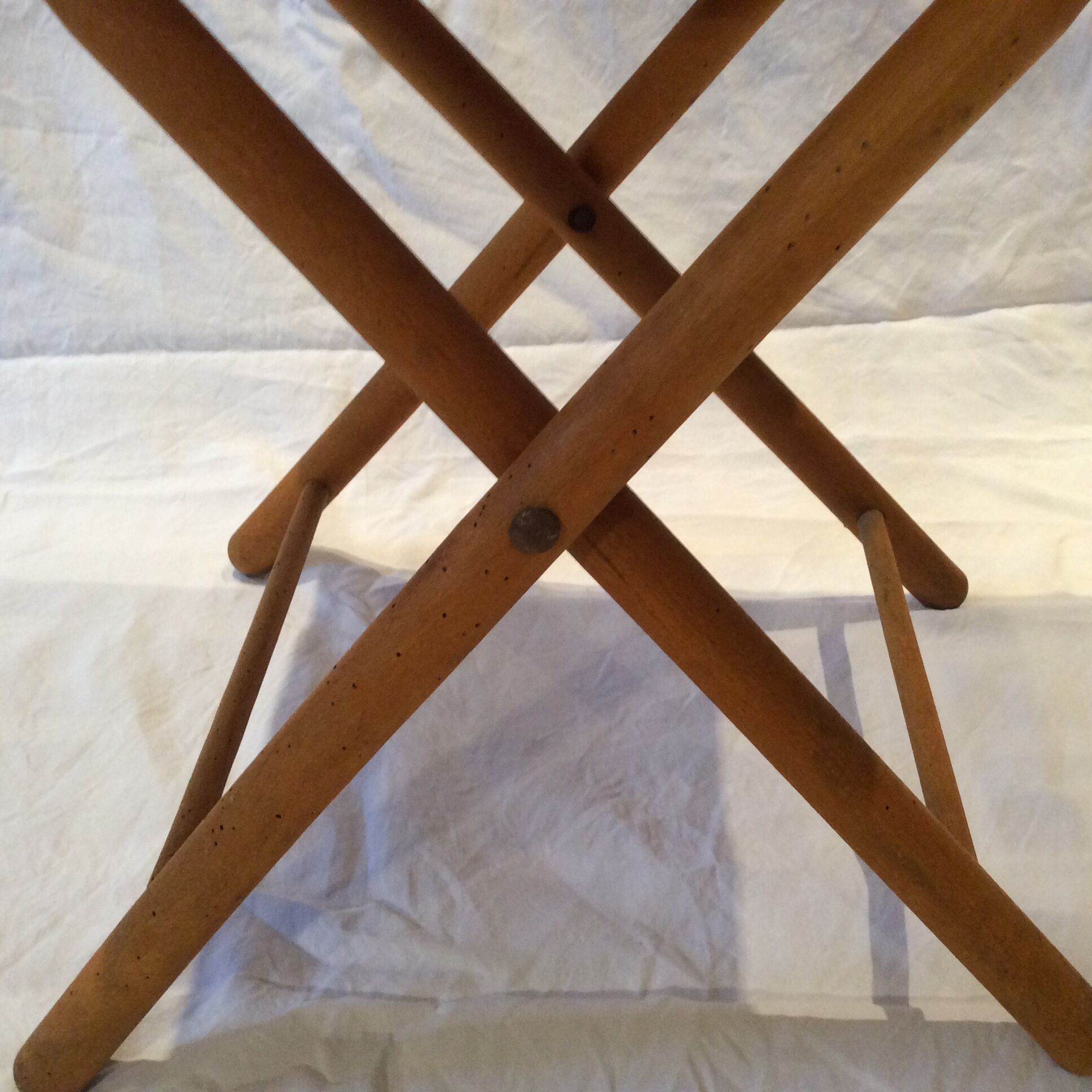 Folding vintage stool