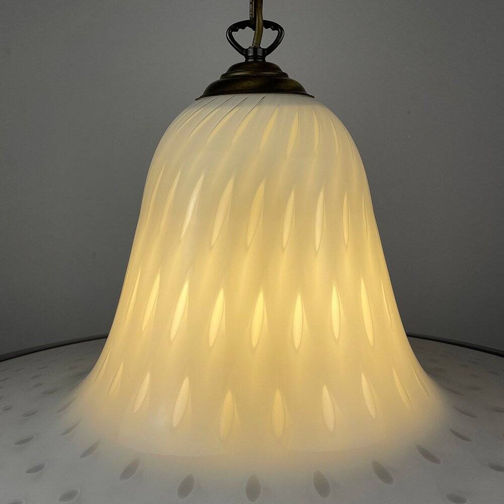 Vintage Murano glass pendant lamp from Vetri Murano, Italy, 1970s.
