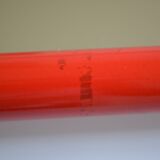 80s red post-modernist mirror dim: 60 x 60 cm