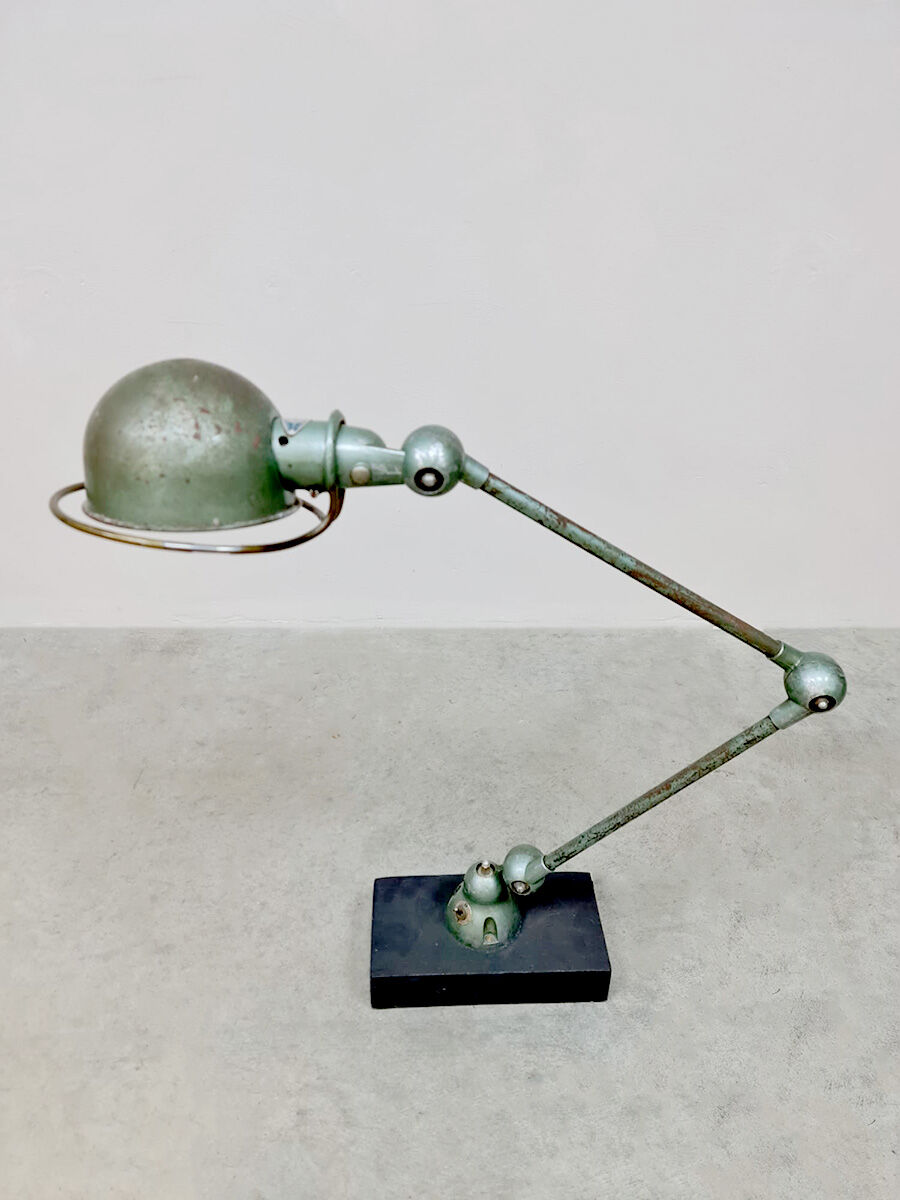 Vintage French industrial table desk lamp Jielde 50s