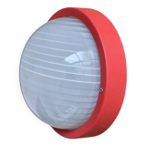Wall light ceiling light porthole glass Prisma model Eko red LAMP-7441