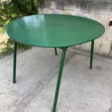 Garden metal round table 1960