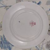 6 Longwy flat plates, Champagne model