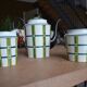 Limoges porcelain teapot, sugar bowl and milk jug