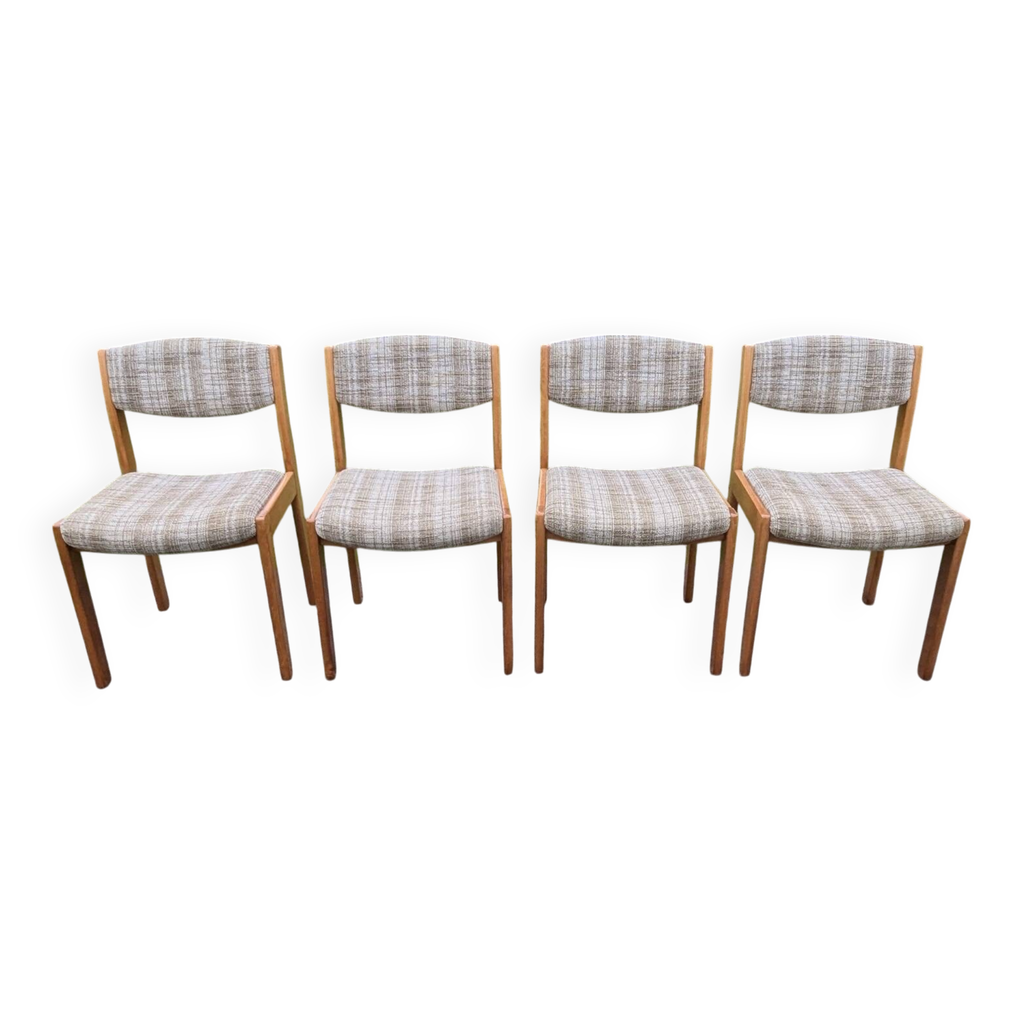 Set of four Scandinavian chairs 70/80 Vintage design