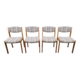 4 chaises scandinaves, 1970-80