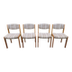 4 Scandinavian chairs, 1970-80