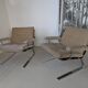 Paire de fauteuils modernistes de Reinhold Adolf pour COR,  1970