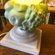 Green resin lamp signed Georgia Jacob circa 1970