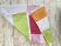 Nappe carrée monogrammée BL coloris acidulés -  150x135 cm - coton