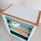 Compass feet shelf - renovated 1950s library