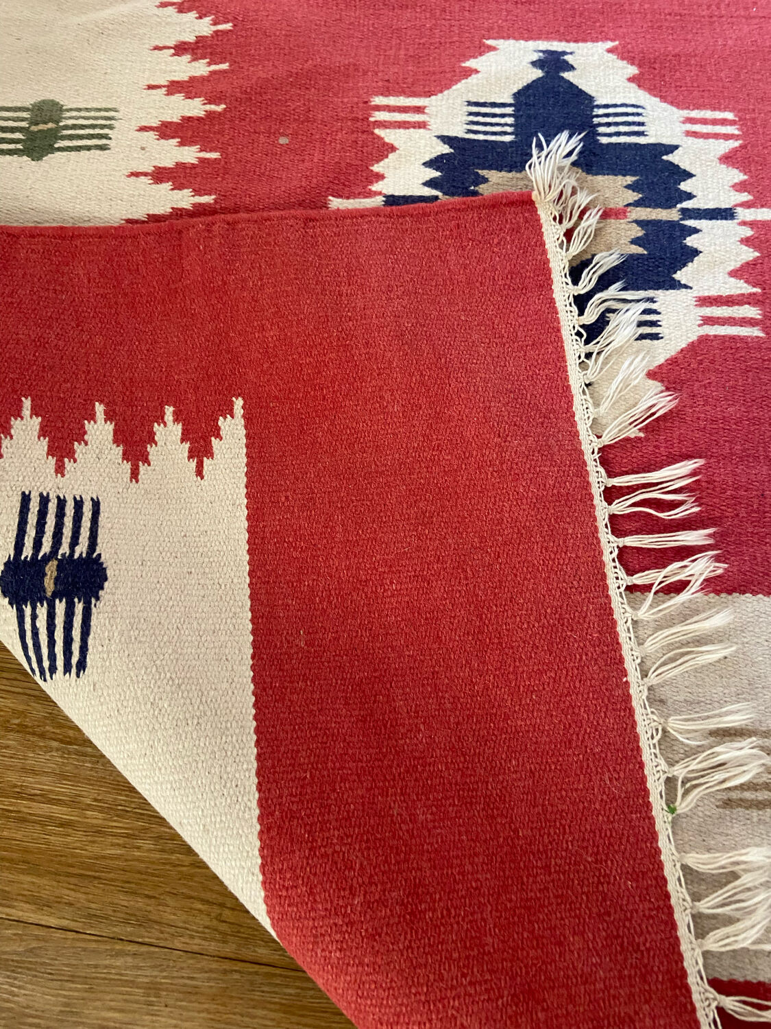 Ethnic wool kilim