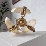 Shell and brass chandelier from the 70s