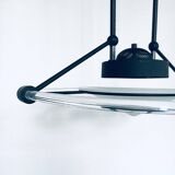 Black pendant lamp, 1980s