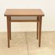 Mid-century walnut coffee table, wooden living room table, 1950s