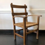 Spanish brutalist armchair, circa 1960