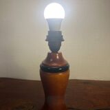 Solid wood table lamp base