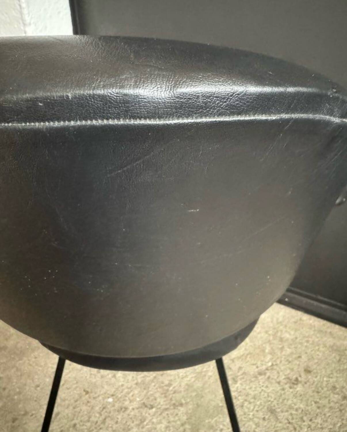 Black armchair from the 1950s