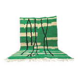 Boujaad rug, ecru with geometric patterns, 250cm x 150cm