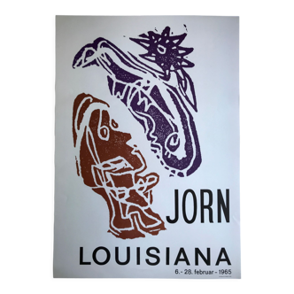 Original poster by Asger JORN, Louisiana Museum, 1965 (New edition)