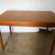 Scandinavian teak extension table from the 60s
