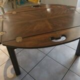 Malouinière coffee table in solid mahogany