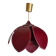 Suspension fleur de Lotus bordeaux de Robert de Schuytener, années 80
