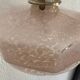 Vintage 1930s pink glass cloud chandelier - 60 cm