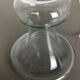 danish modern clear glass Table Light base by HOLMEGAARD, Denmark 1970s