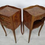 Pair of Louis XV style bedside tables
