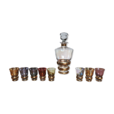Carafe avec verres à liqueur