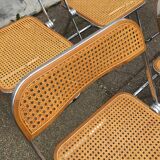 6 plia chairs by Giancarlo Piretti, Castelli circa 1967