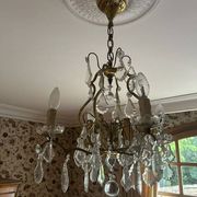 lustre interieur verre et métal