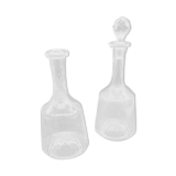 Pair of Baccarat crystal decanter model Richelieu and Champigny
