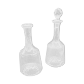 Pair of Baccarat crystal decanter model Richelieu and Champigny