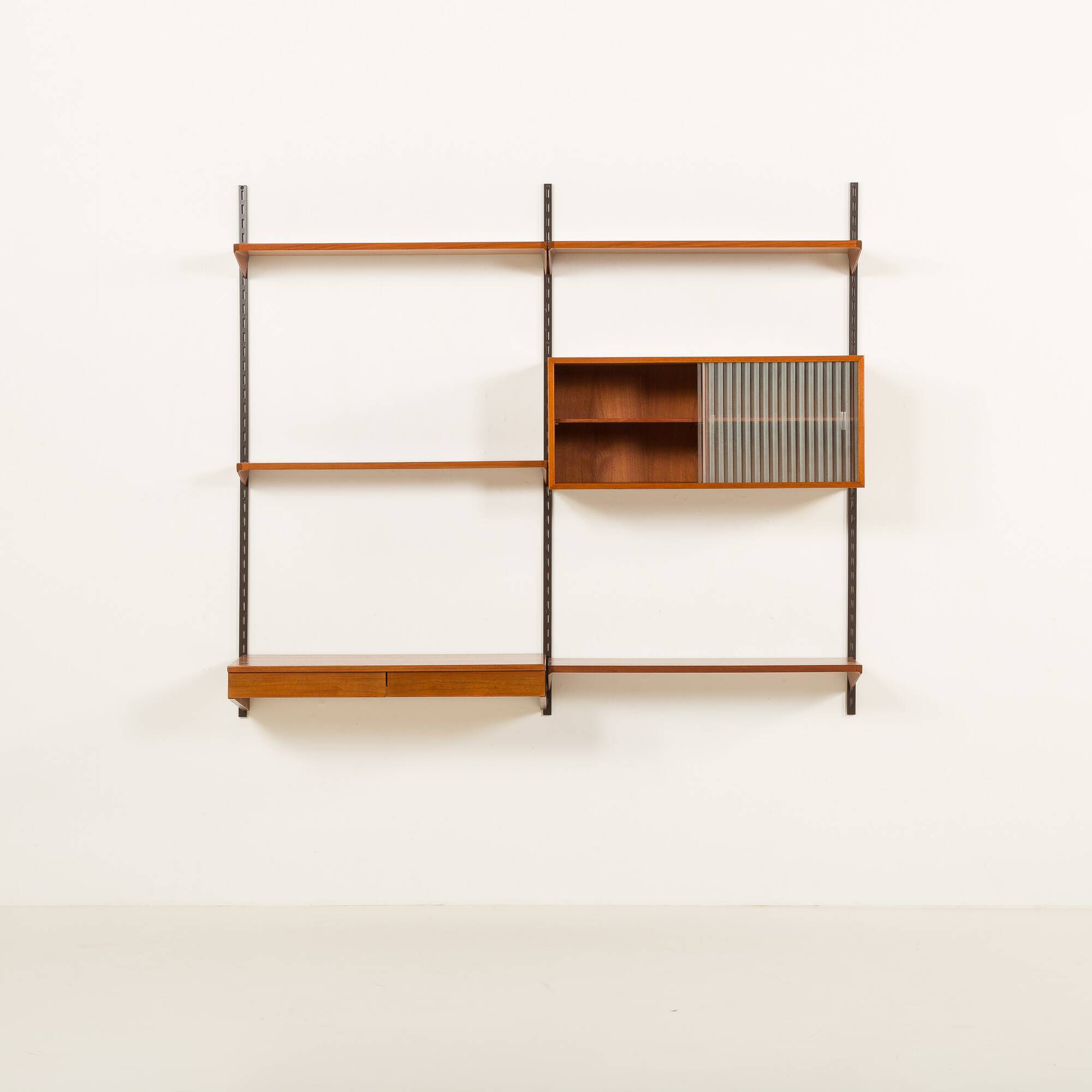 Kai Kristiansen shelving unit with a desk for FM Mobler, 1960s